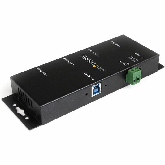 StarTech.com 4 Port Industrial USB 3.0 Hub - Mountable, Rugged, TAA Compliant