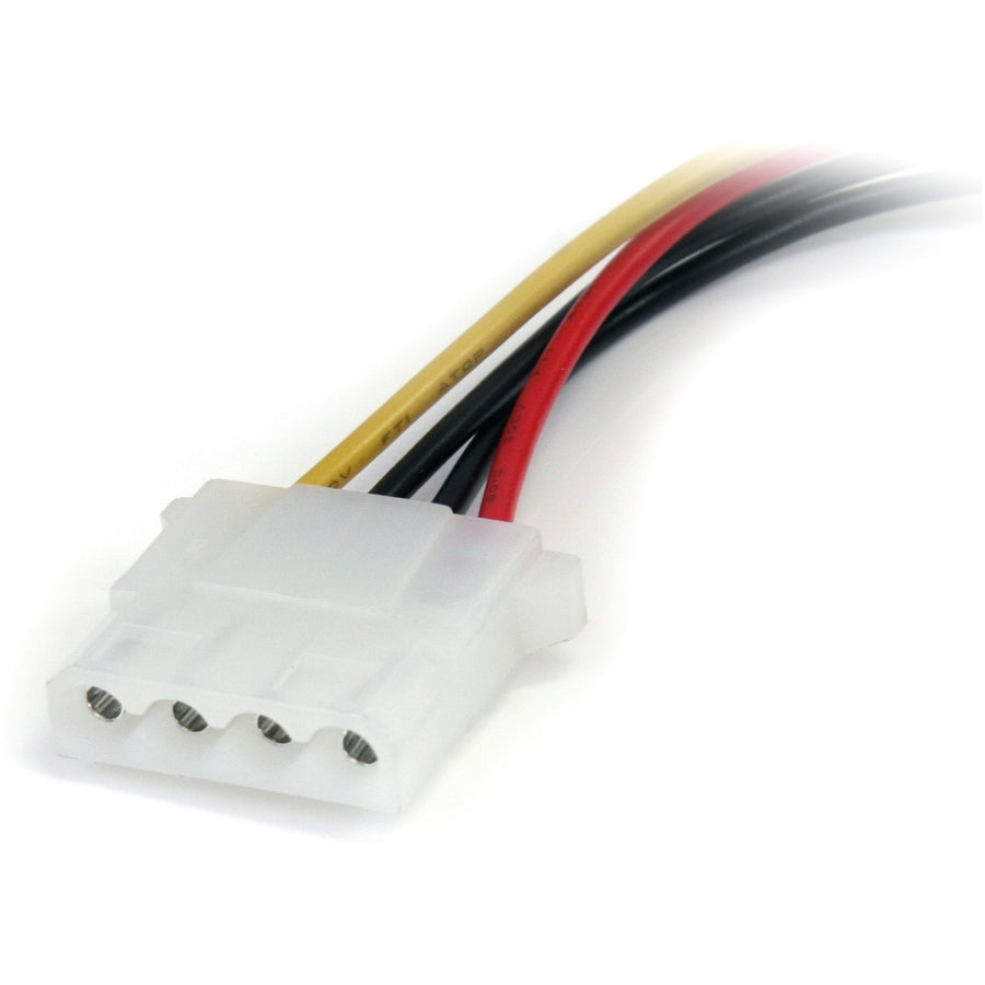 StarTech.com 6in SATA to LP4 Power Cable Adapter - Female SATA to LP4 Male Connector