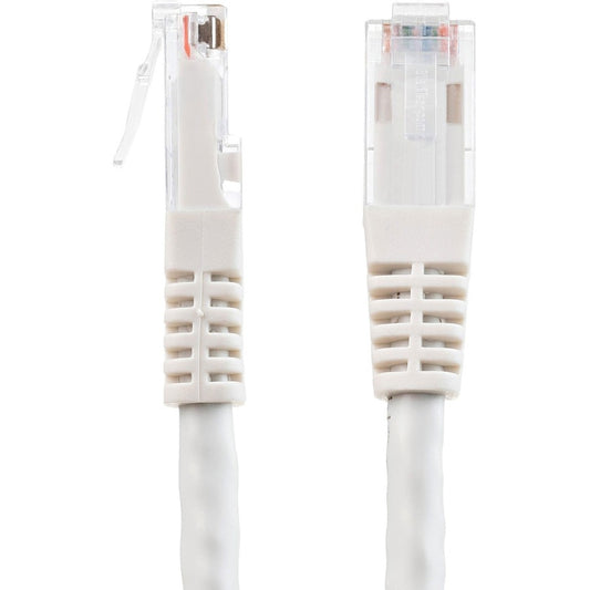 StarTech.com 7ft White Cat6 Ethernet Patch Cable – Gigabit Speed with PoE Support and UL Certification
