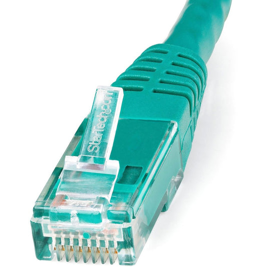 StarTech.com 6ft Green Cat6 Ethernet Patch Cable with Gold Connectors and PoE Support