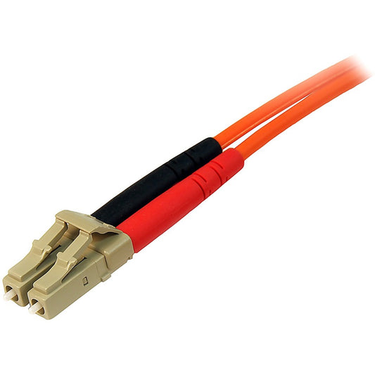 StarTech.com 3m Multimode Duplex Fiber Optic Patch Cable LC to LC - 50/125 OM2, LSZH Jacket, 10 Gbps Data Rate