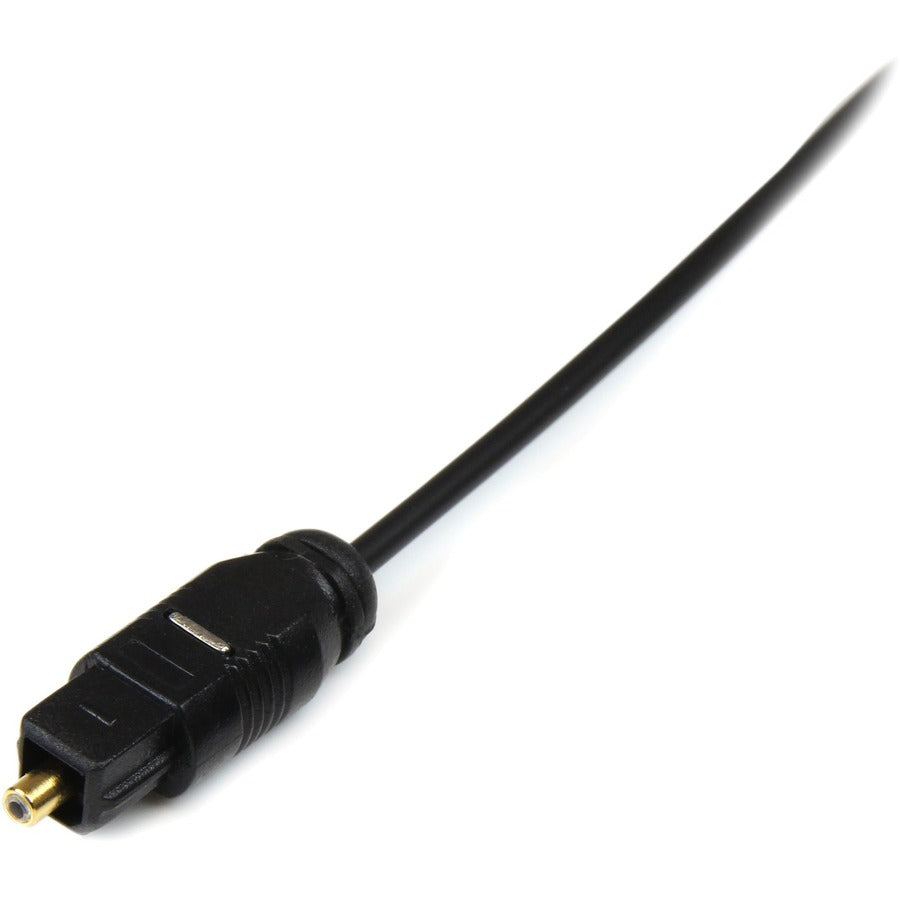 StarTech.com 3 ft Toslink SPDIF Optical Digital Audio Cable - High-Quality Digital Sound Connection