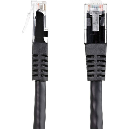 StarTech.com 8ft Cat6 Ethernet Patch Cable - Black, Gigabit UTP with PoE Support, UL Certified