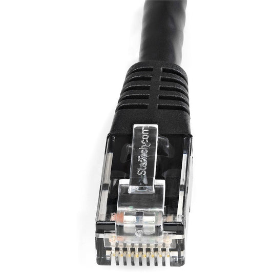StarTech.com 8ft Cat6 Ethernet Patch Cable - Black, Gigabit UTP with PoE Support, UL Certified