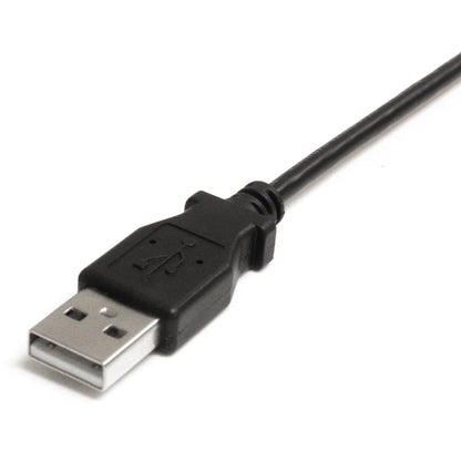 StarTech.com 6 ft Mini USB Cable - A to Left Angle Mini USB B for Data Transfer and Charging