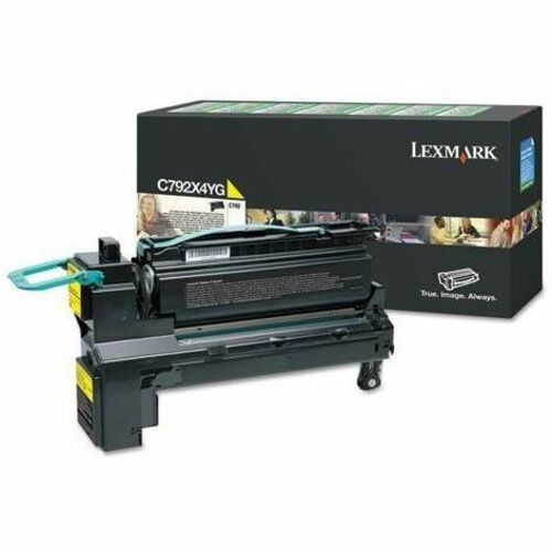 Lexmark C792X4YG Original Laser Toner Cartridge - Yellow - 20,000 Pages Yield