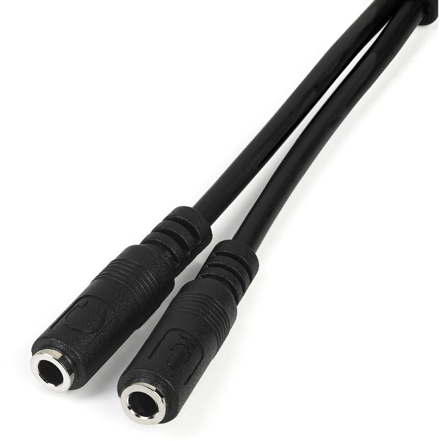 StarTech.com MUYHSMFF Headset Adapter for Laptop and Mobile Devices with Separate Microphone and Headphone Ports
