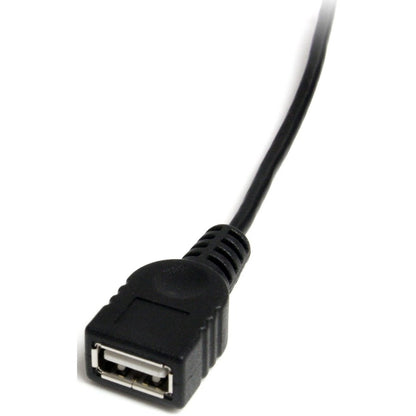 StarTech.com 1 ft Mini USB 2.0 Cable - USB A to Mini B Female/Male Adapter