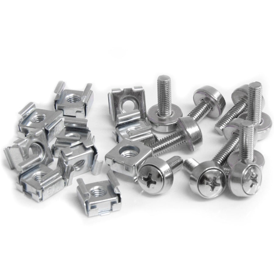 StarTech.com M5 Mounting Screws and Cage Nuts Kit for Server Racks - 50 Pack
