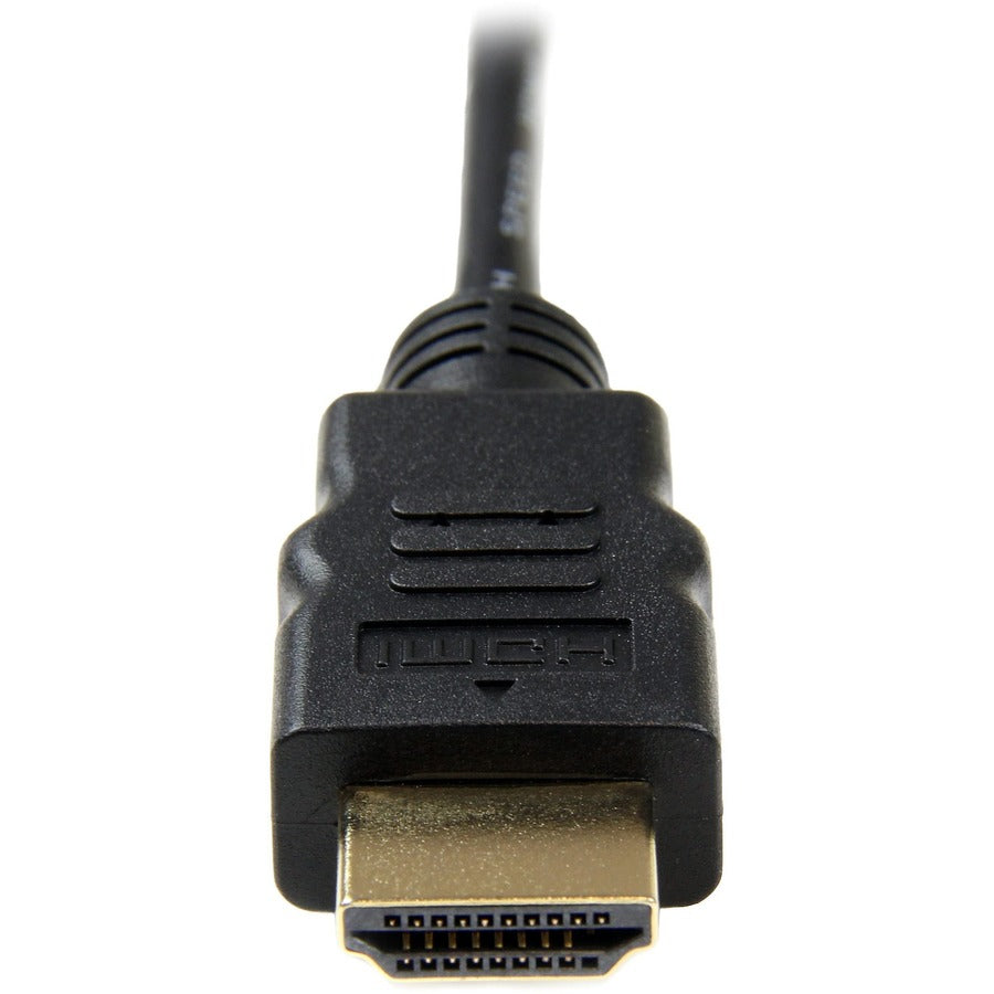 StarTech.com 3 ft Micro HDMI to HDMI Cable with Ethernet - High-Speed 4K Adapter for Micro HDMI Devices
