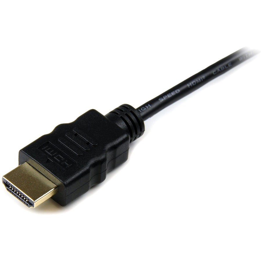 StarTech.com 3 ft Micro HDMI to HDMI Cable with Ethernet - High-Speed 4K Adapter for Micro HDMI Devices