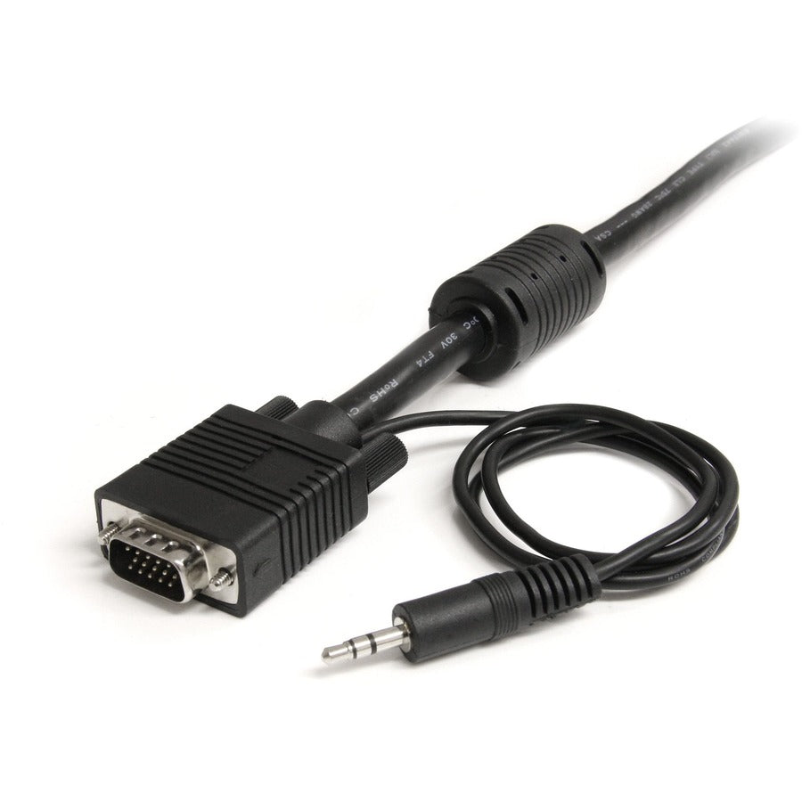 StarTech.com 25 ft Coax High Resolution VGA Monitor Cable with Audio (Part #MXTHQMM25A)