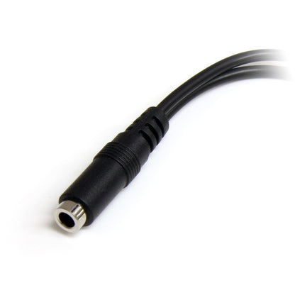 StarTech.com MUYHSFMM 3.5mm 4-Position to Dual 3.5mm Headset Splitter Adapter - Female to Male