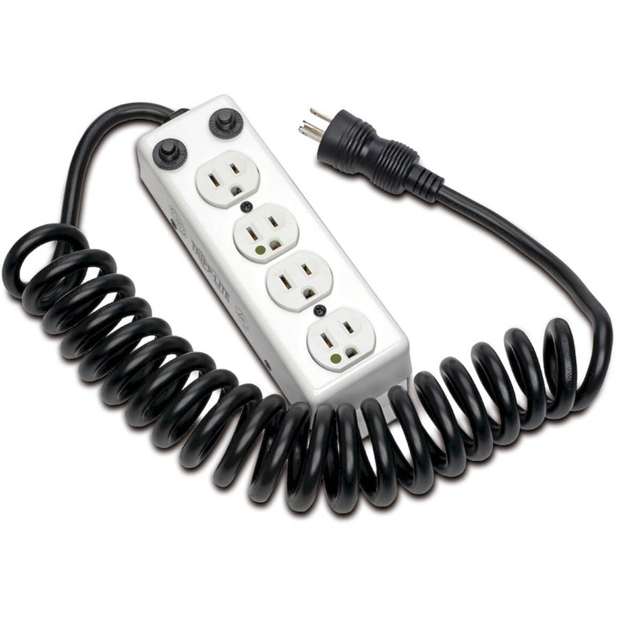 Eaton Tripp Lite Series PS-410-HG-OEMCC Medical-Grade Power Strip with 4 Hospital-Grade Outlets and 10 ft. Coiled Cord