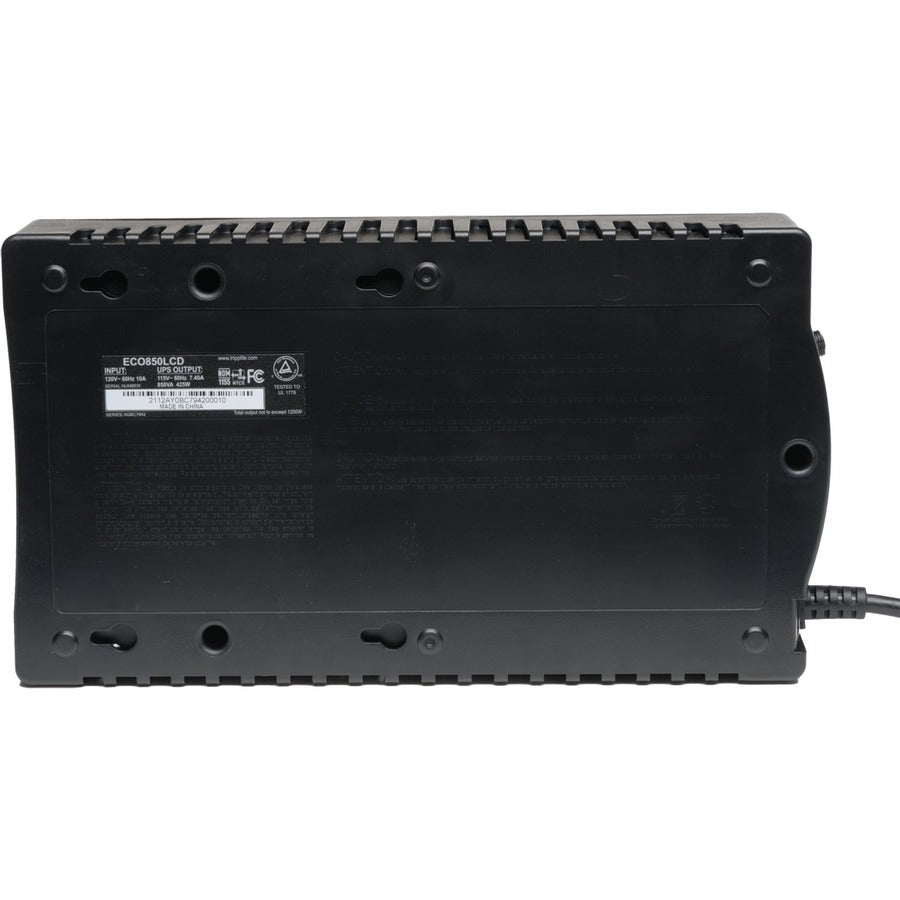 Eaton Tripp Lite Series 850VA 425W Standby UPS with LCD Display and Surge Protection