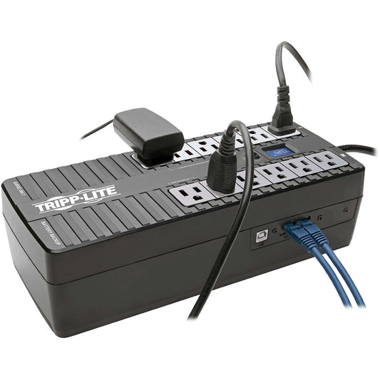 Eaton Tripp Lite Series 850VA 425W Standby UPS with LCD Display and Surge Protection