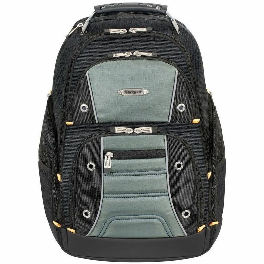 Targus Drifter II TSB239US 17-Inch Laptop Backpack – Rugged, Weather-Resistant Design with Ample Storage in Black/Gray