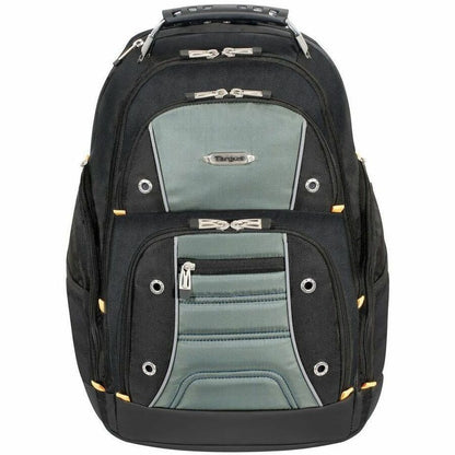Targus Drifter II TSB239US 17-Inch Laptop Backpack – Rugged, Weather-Resistant Design with Ample Storage in Black/Gray