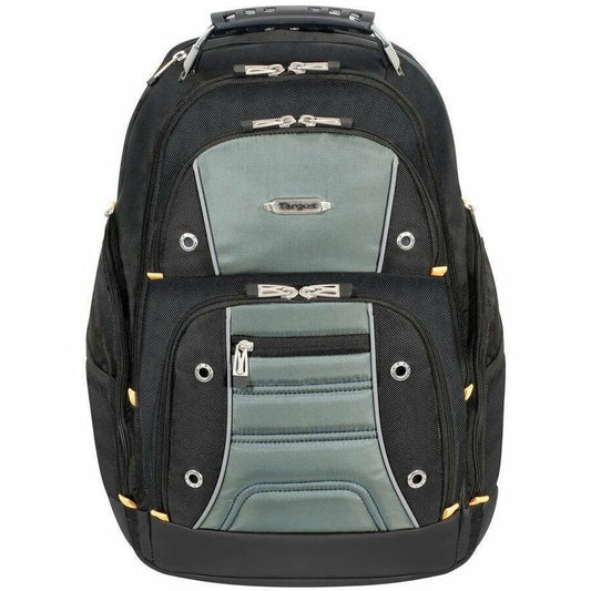 Targus Drifter II TSB239US 17-Inch Laptop Backpack – Rugged, Weather-Resistant Design with Ample Storage in Black/Gray