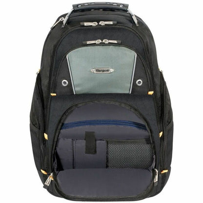 Targus Drifter II TSB239US 17-Inch Laptop Backpack – Rugged, Weather-Resistant Design with Ample Storage in Black/Gray