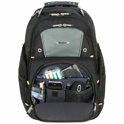 Targus Drifter II TSB239US 17-Inch Laptop Backpack – Rugged, Weather-Resistant Design with Ample Storage in Black/Gray