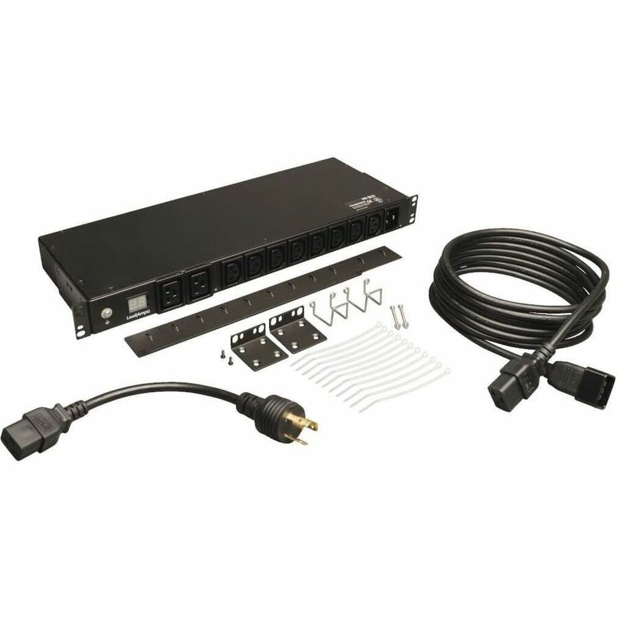 Eaton Tripp Lite Series 3.7kW Metered 10-Outlets PDU with C20 Input and 12 ft Cord