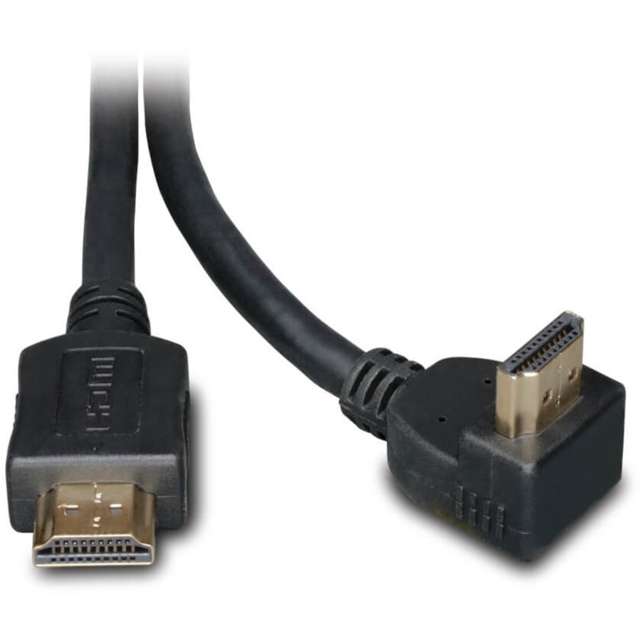 Eaton Tripp Lite Series 6 ft. High-Speed HDMI Cable with Right-Angle Connector