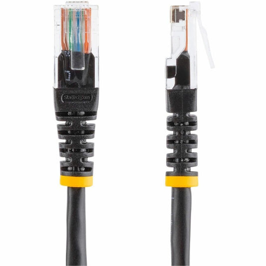 StarTech.com 10ft Black Molded Cat5e UTP Patch Cable with Power over Ethernet Support