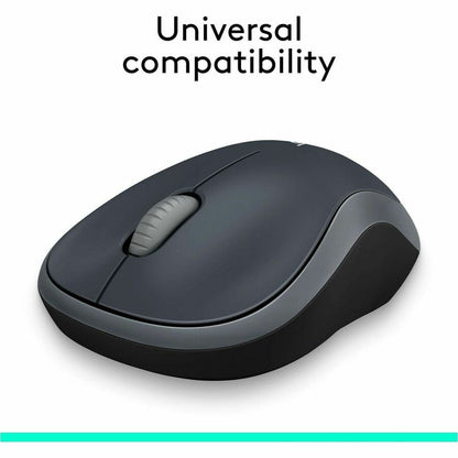 Logitech M185 Wireless Mouse with 2.4GHz Connectivity and 1000 DPI Optical Tracking in Silver