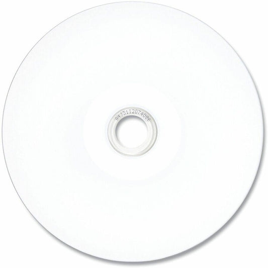 Verbatim DataLifePlus 52X White Inkjet Hub Printable CD-R Discs - 50 Pack