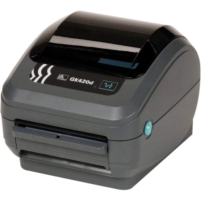 Zebra GK420d Desktop Direct Thermal Printer – Monochrome Label Printing with USB, Serial, and Parallel Compatibility