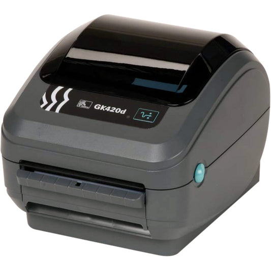 Zebra GK420d Desktop Direct Thermal Printer – Monochrome Label Printing with USB, Serial, and Parallel Compatibility