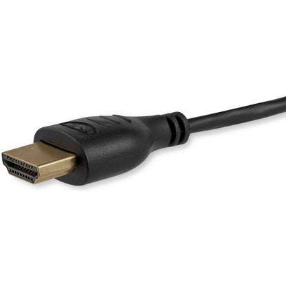 StarTech.com 3 ft Slim High-Speed HDMI to HDMI Mini Cable with Ethernet - HDMI 1.4b, 4K Support