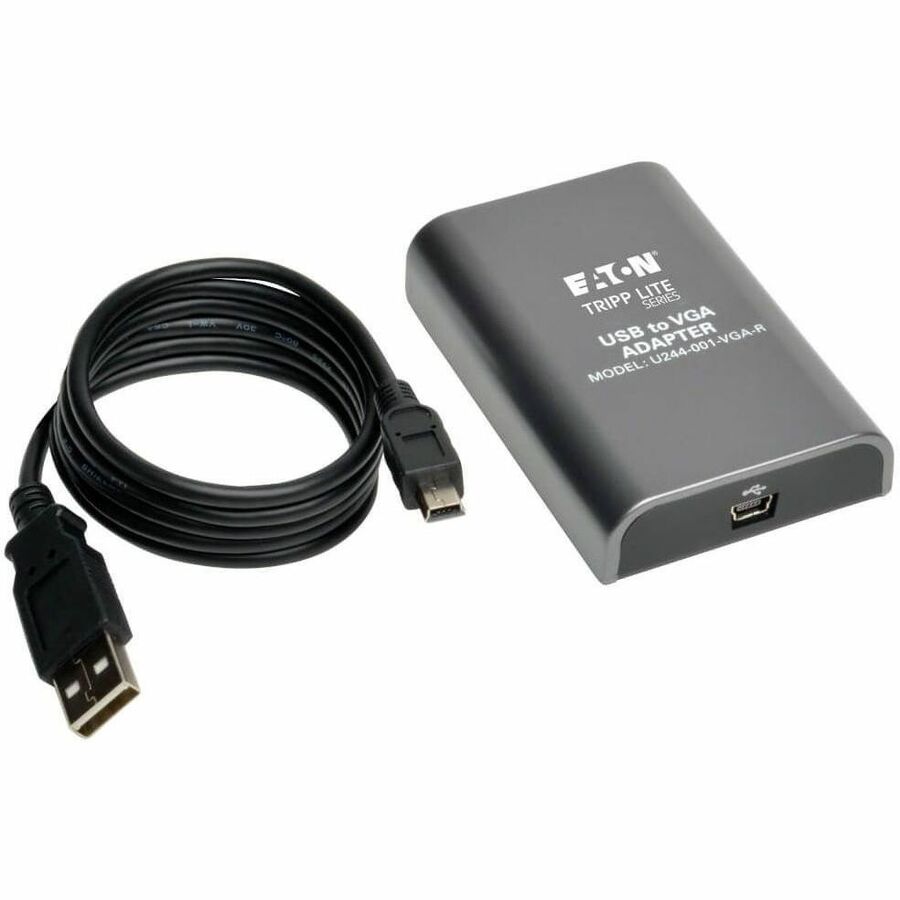 Eaton Tripp Lite Series U244-001-VGA-R USB 2.0 to VGA Graphics Adapter