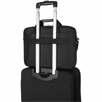 Targus Classic Slim TCT027US 15-16 inch Notebook Briefcase – Lightweight, Durable, TAA Compliant Black Carrying Case with Padded Laptop Compartment and Organizer Front Pocket