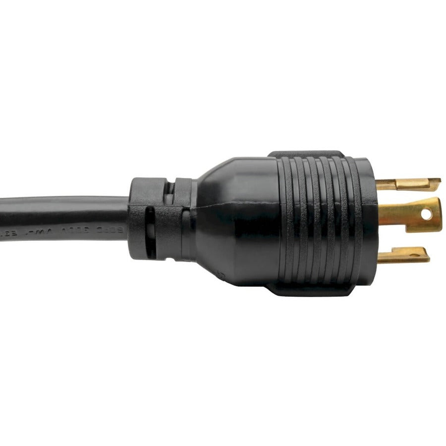Eaton Tripp Lite Series Power Extension Cord, NEMA L6-30P to NEMA L6-30R, 8 ft, 30A, 250V, Black