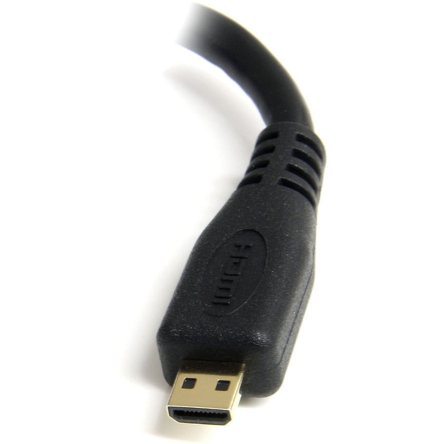 StarTech.com 5-inch HDMI to HDMI Micro Adapter Cable - High-Speed 4K Support
