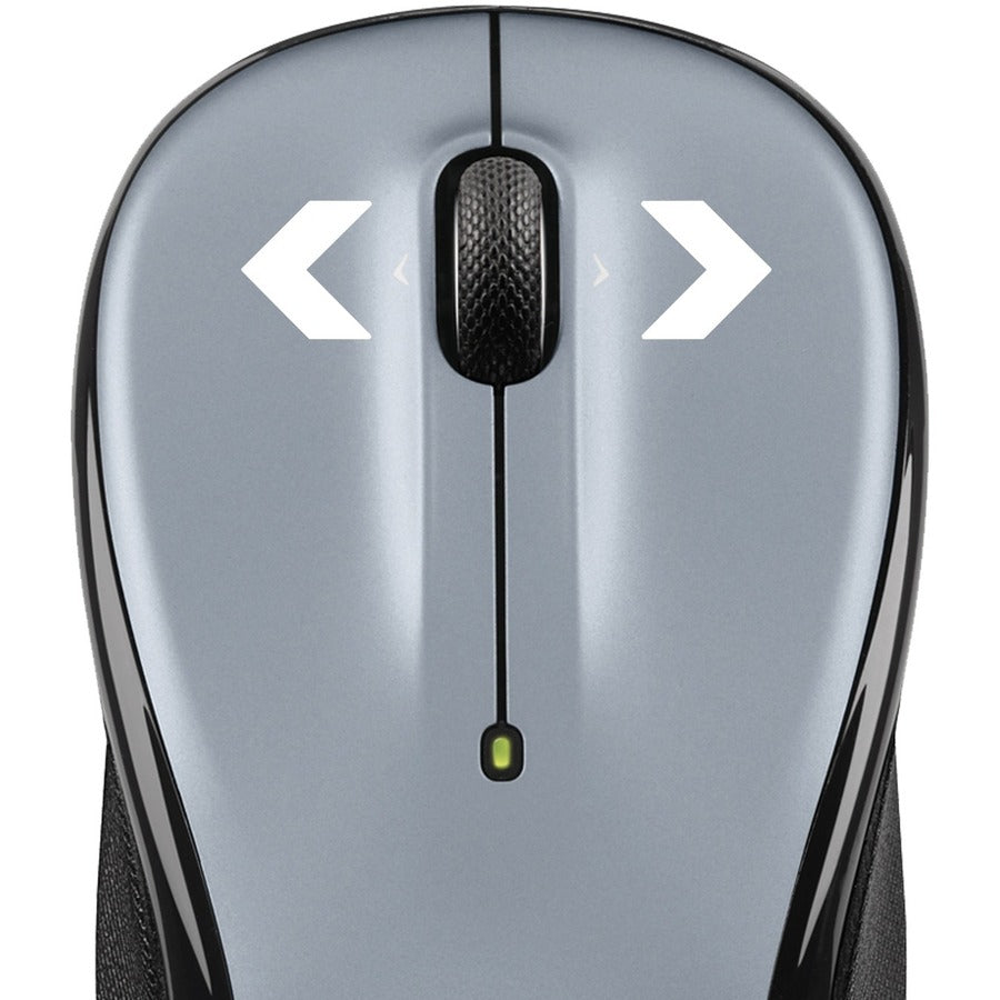 Logitech M325 Wireless Mouse - 2.4 GHz with Unifying Receiver, 1000 DPI, Silver