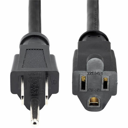 StarTech.com 20 ft Power Extension Cord NEMA 5-15R to NEMA 5-15P, 13A 125V, Black Computer Power Extension Cable