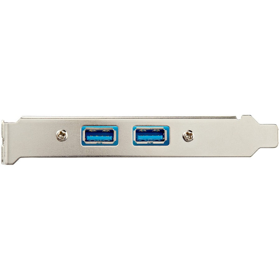 StarTech.com USB3SPLATE 2-Port USB 3.0 A Slot Plate Adapter for Motherboards