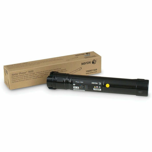 Xerox Genuine Phaser 7800 Black Toner Cartridge - High Yield, Reliable Performance