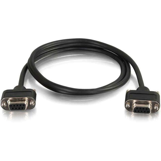 C2G 6ft CMG-Rated DB9 Low Profile Serial Cable for Monitors – Legrand Group Part 52148