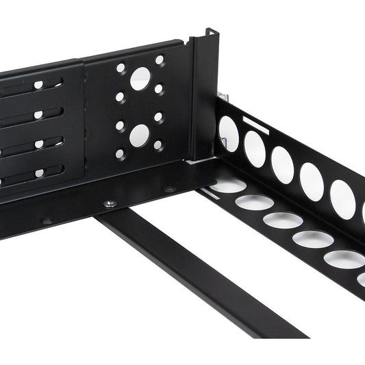 StarTech.com 3U Fixed 19-inch Adjustable Depth Universal Server Rack Rails - Supports Non-Rackmount Equipment