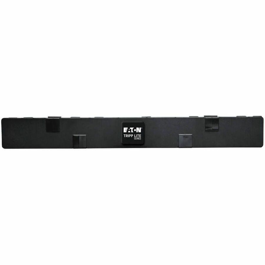 Eaton Tripp Lite Series SmartRack 1U High Capacity Horizontal Cable Manager - Finger Duct with Dual-Hinge Cover