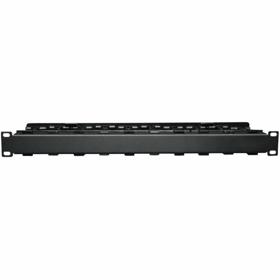 Eaton Tripp Lite Series SmartRack 1U High Capacity Horizontal Cable Manager - Finger Duct with Dual-Hinge Cover