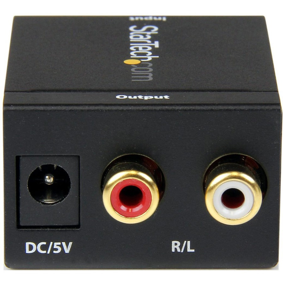 StarTech.com SPDIF2AA Toslink and Coaxial to RCA Digital Audio Converter