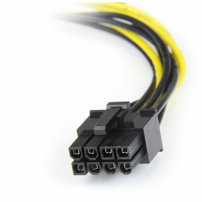 StarTech.com 6-inch LP4 to 8-Pin PCI Express Video Card Power Adapter Cable