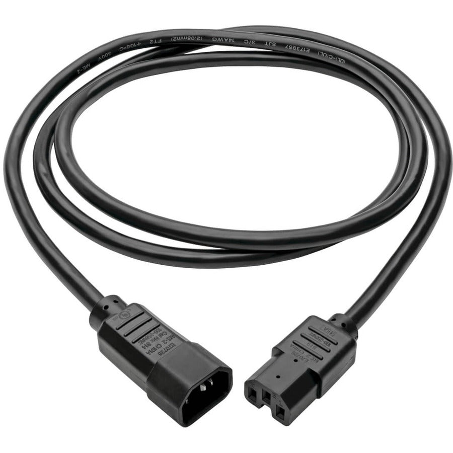 Eaton Tripp Lite Series C14 to C15 Power Cord - Heavy-Duty 6 ft. 15A 250V 14 AWG
