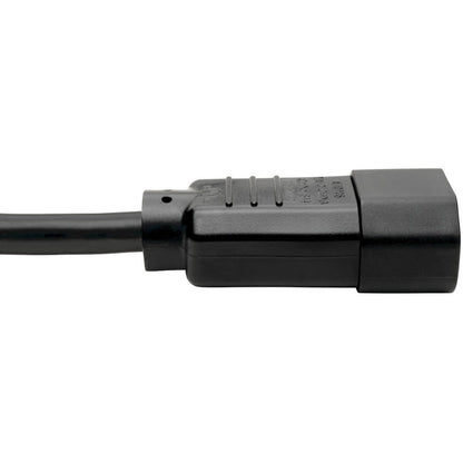 Eaton Tripp Lite Series C14 to C15 Power Interconnect Cord - Heavy-Duty 3 ft., 15A, 250V, Black