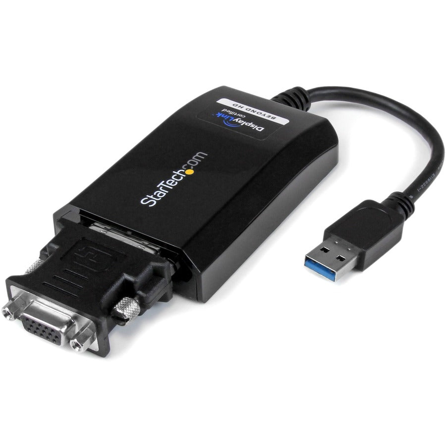 StarTech.com USB 3.0 to DVI External Video Card Adapter - Multi-Monitor Support with 2048x1152 Resolution